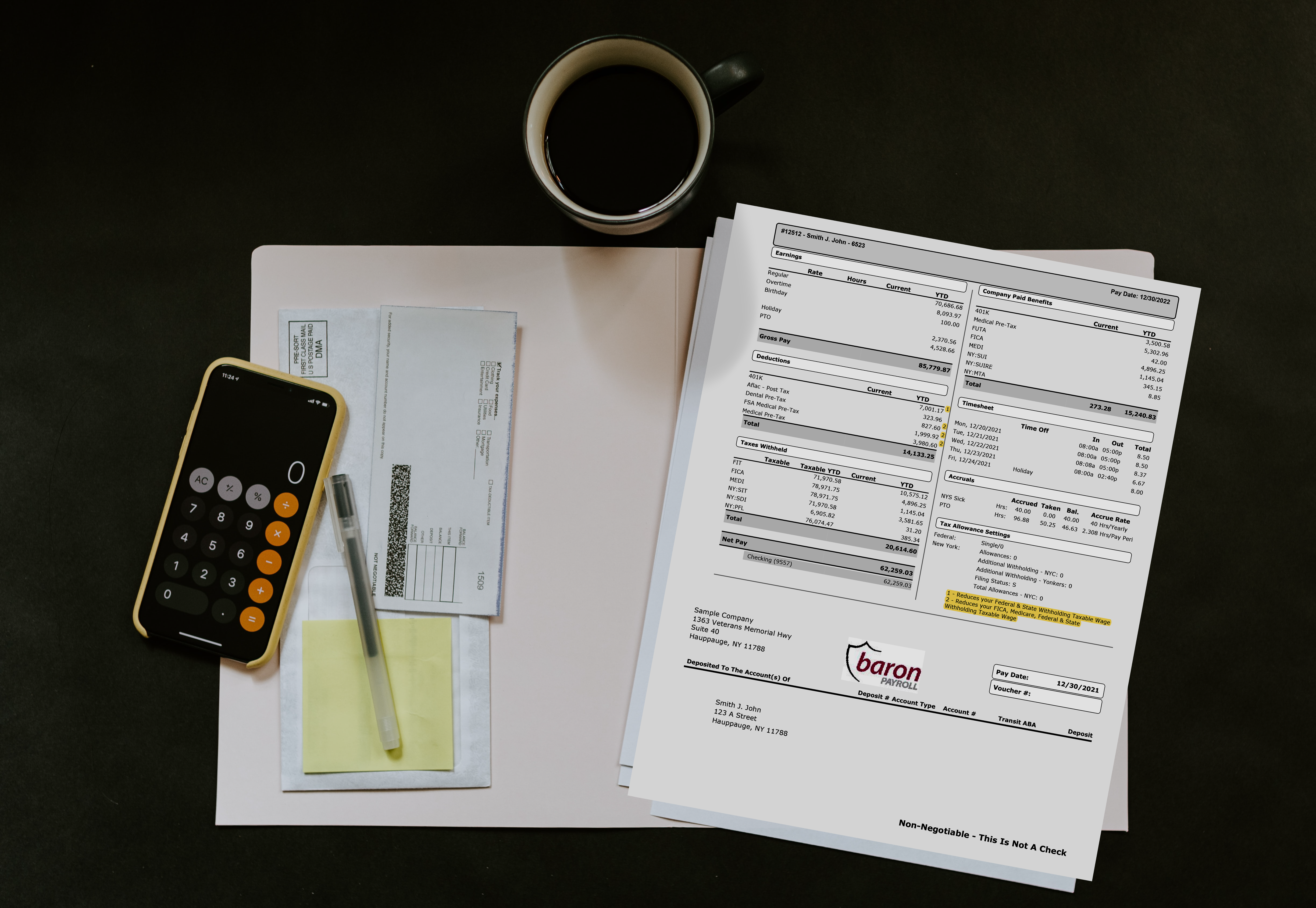 Why are my W2 Wages Lower Than my Salary? | Baron Payroll